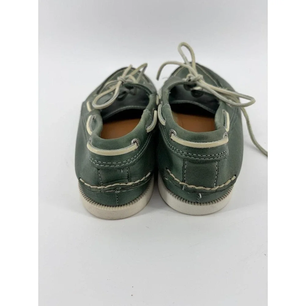 GH Bass Newport Hampton Loafers, Green Leather, Men's Size 10